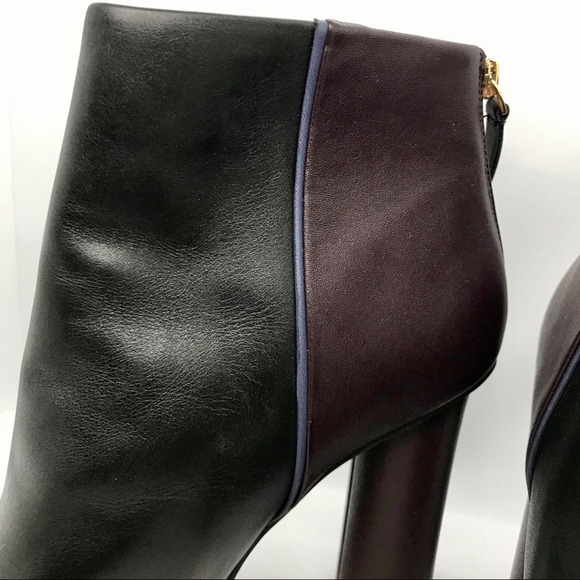 CAbi Bisset Color Block Leather Ankle Boots 10M - Picture 13 of 14